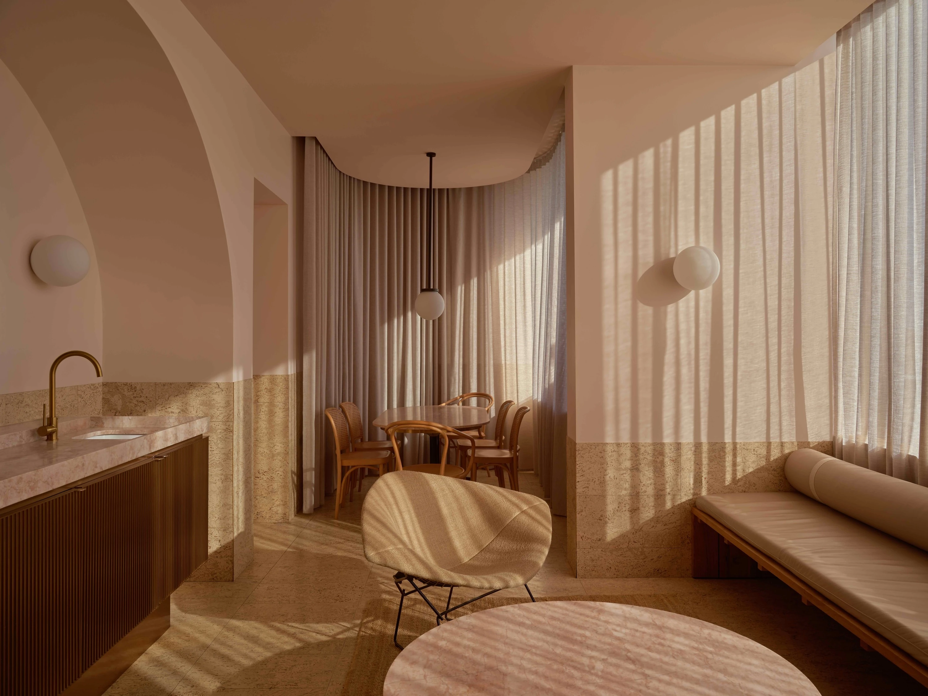 Hotel room at The Calile Hotel