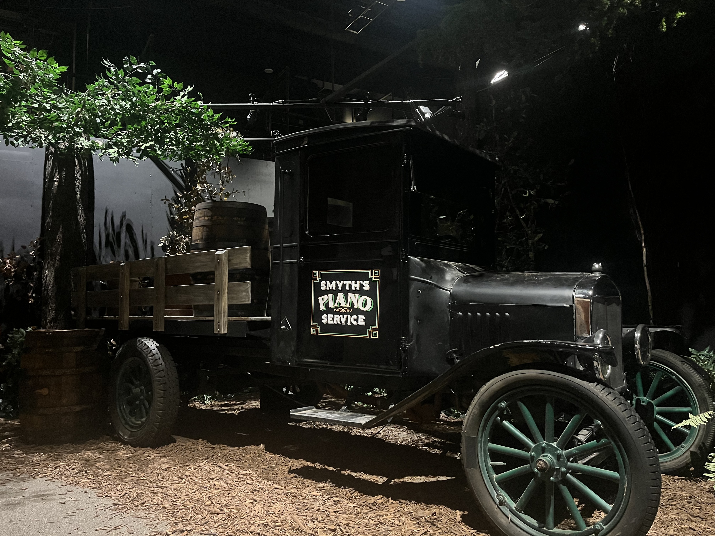 The Ford Model A outside Club Juke at “Sinners”