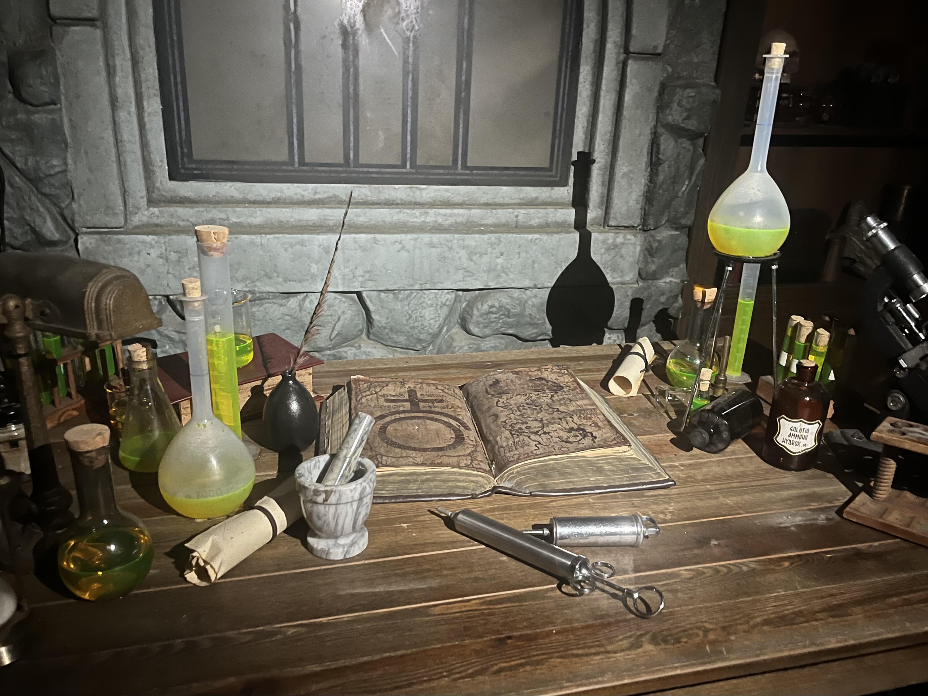 The mad scientist’s lab at “Ozzy Osbourne: Prince of Darkness”