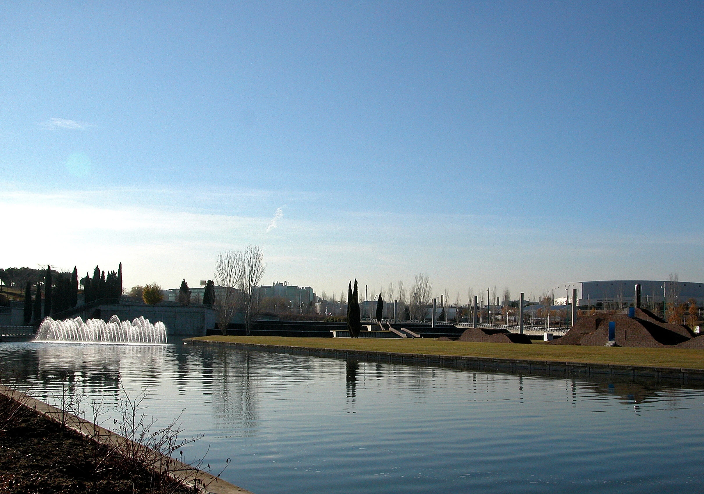 Estanque norte del parque Juan Carlos I