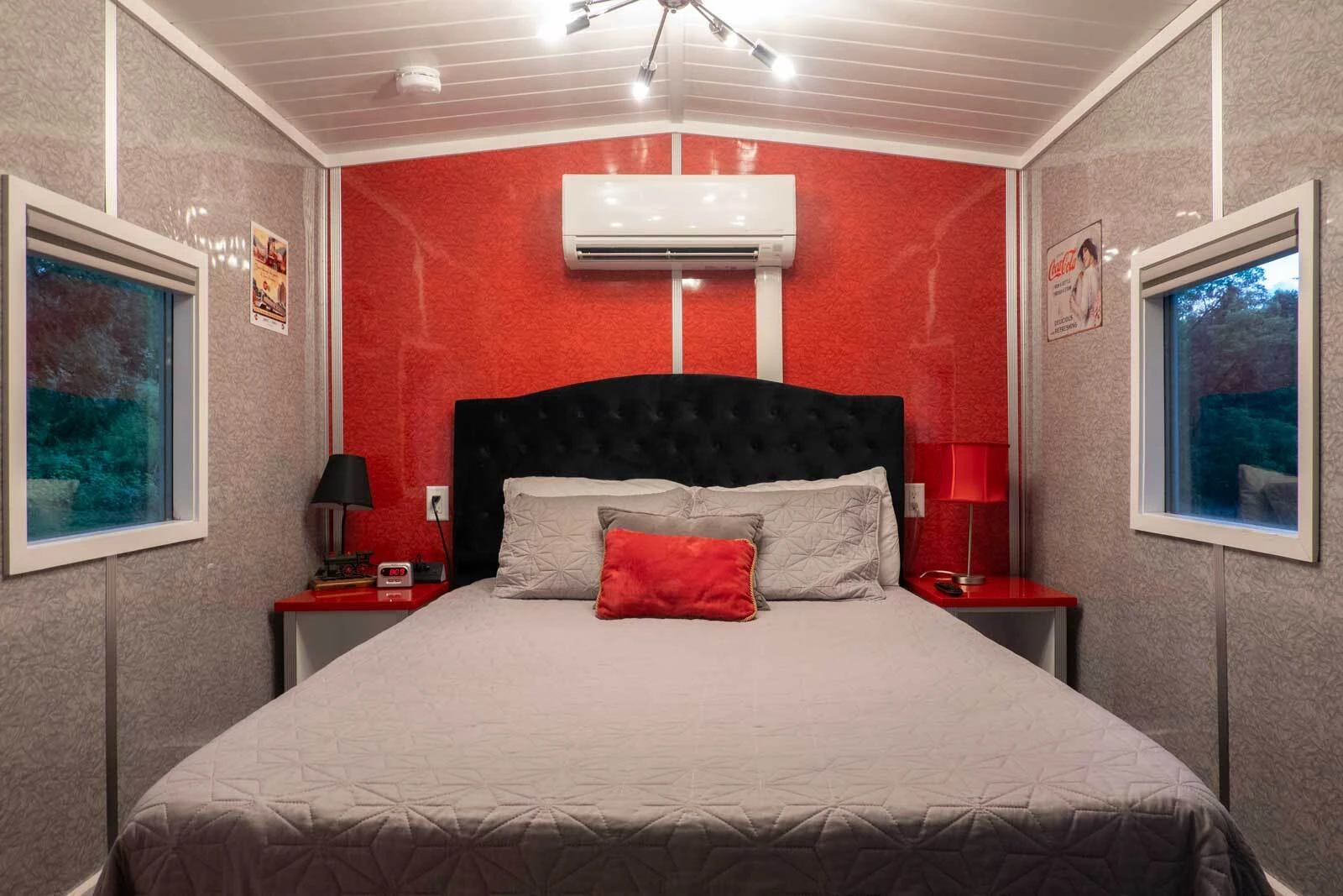 My bed inside the Mo-Pac caboose