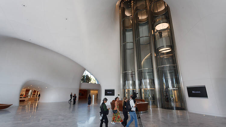 Lucas Museum of Narrative Art lobby