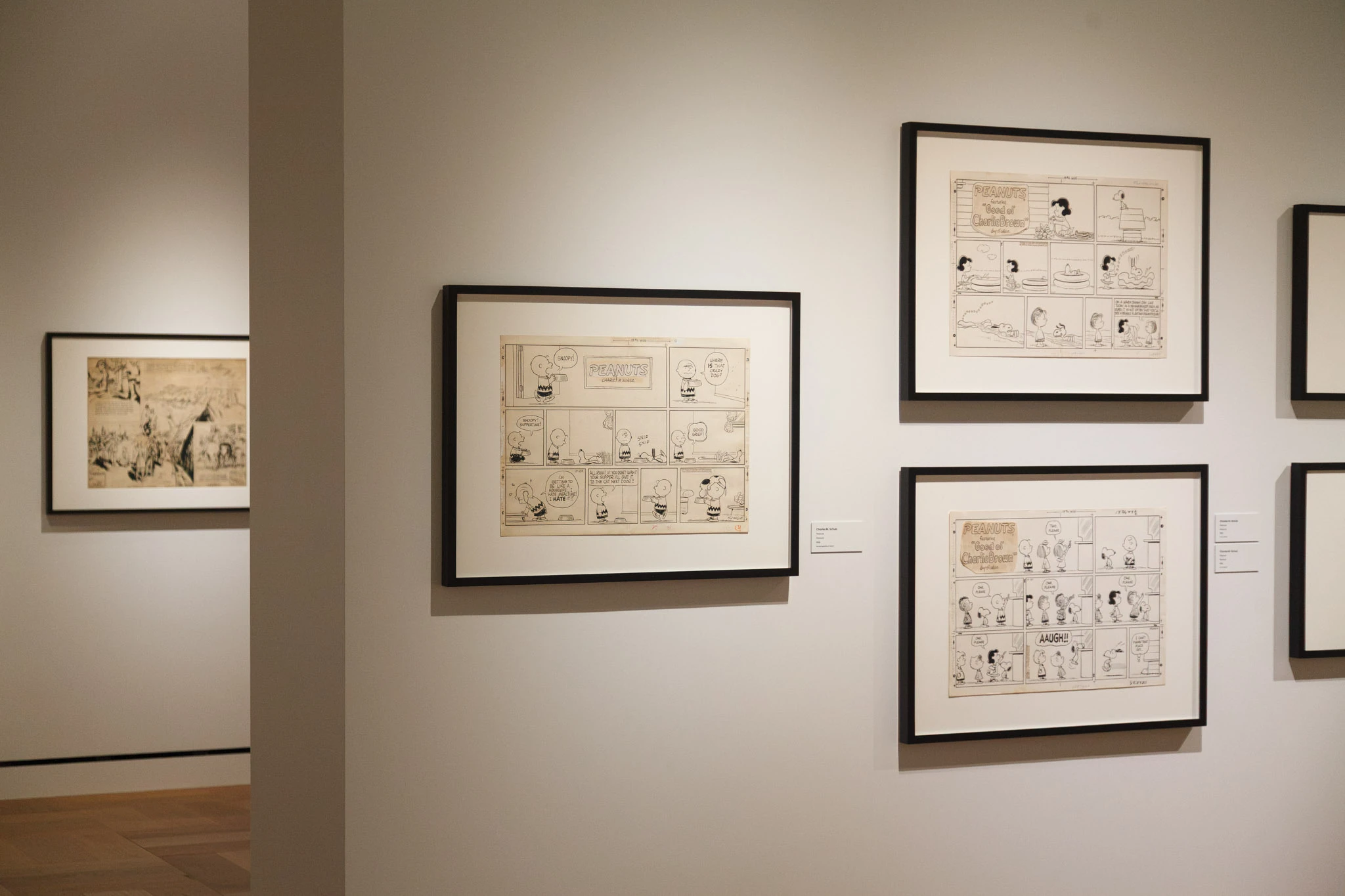 Graphic Stories gallery at the Lucas Museum of Narrative Art