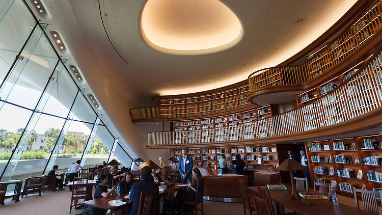 Library at the Lucas Museum of Narrative Art Library at the Lucas Museum of Narrative Art