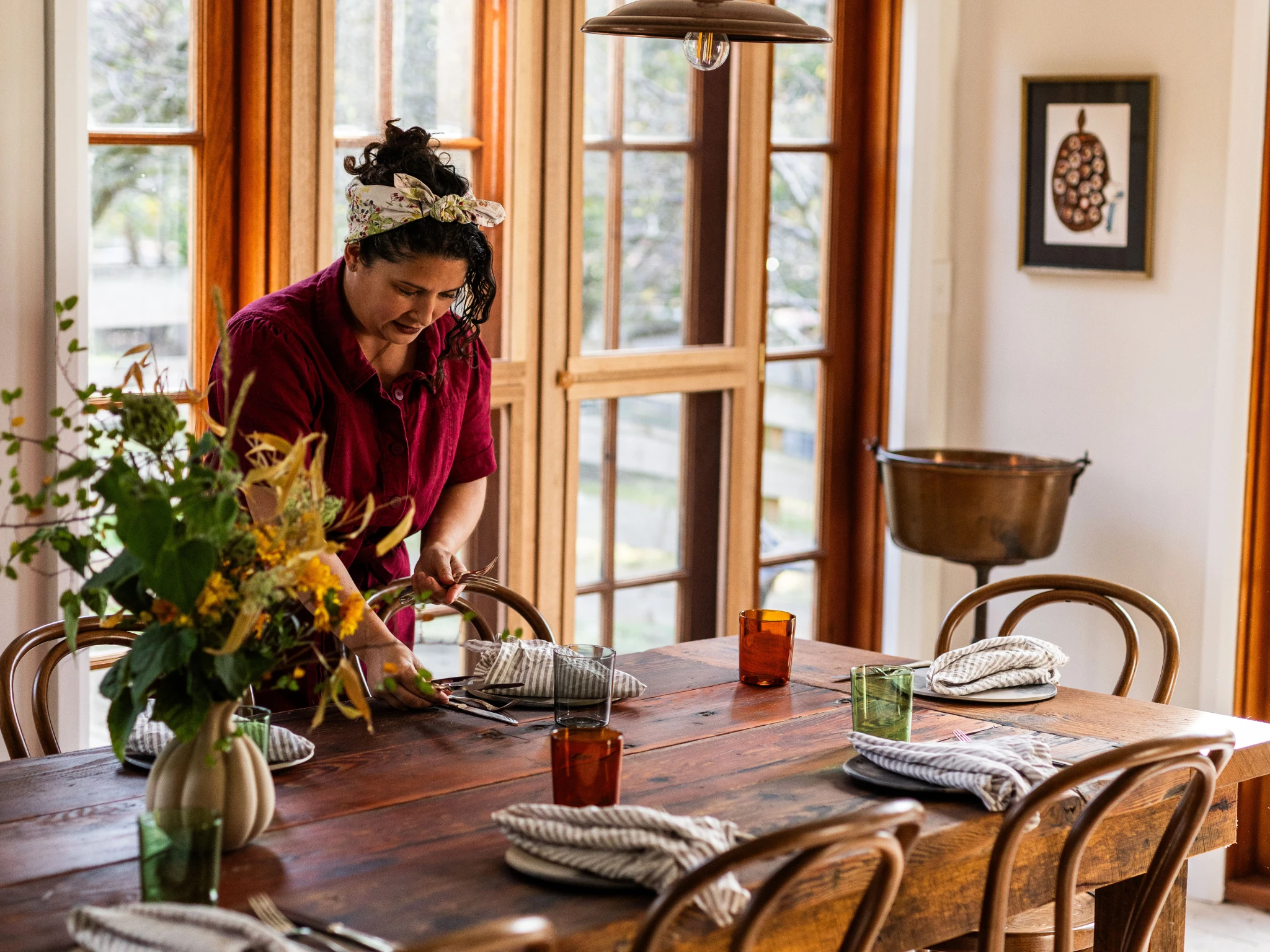 Dining room at Lumachelle
