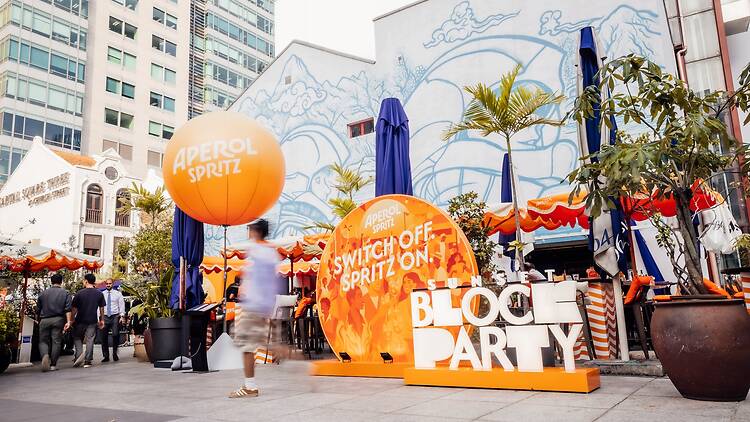 Aperol Spritz Sunset Block Party