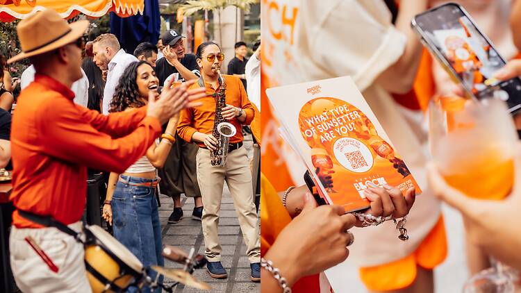 What went down at the Aperol Spritz Sunset Block Party