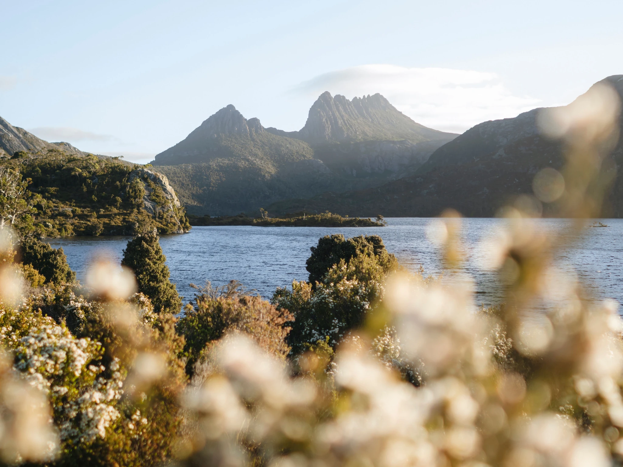 View of lake at Cradle Mountain