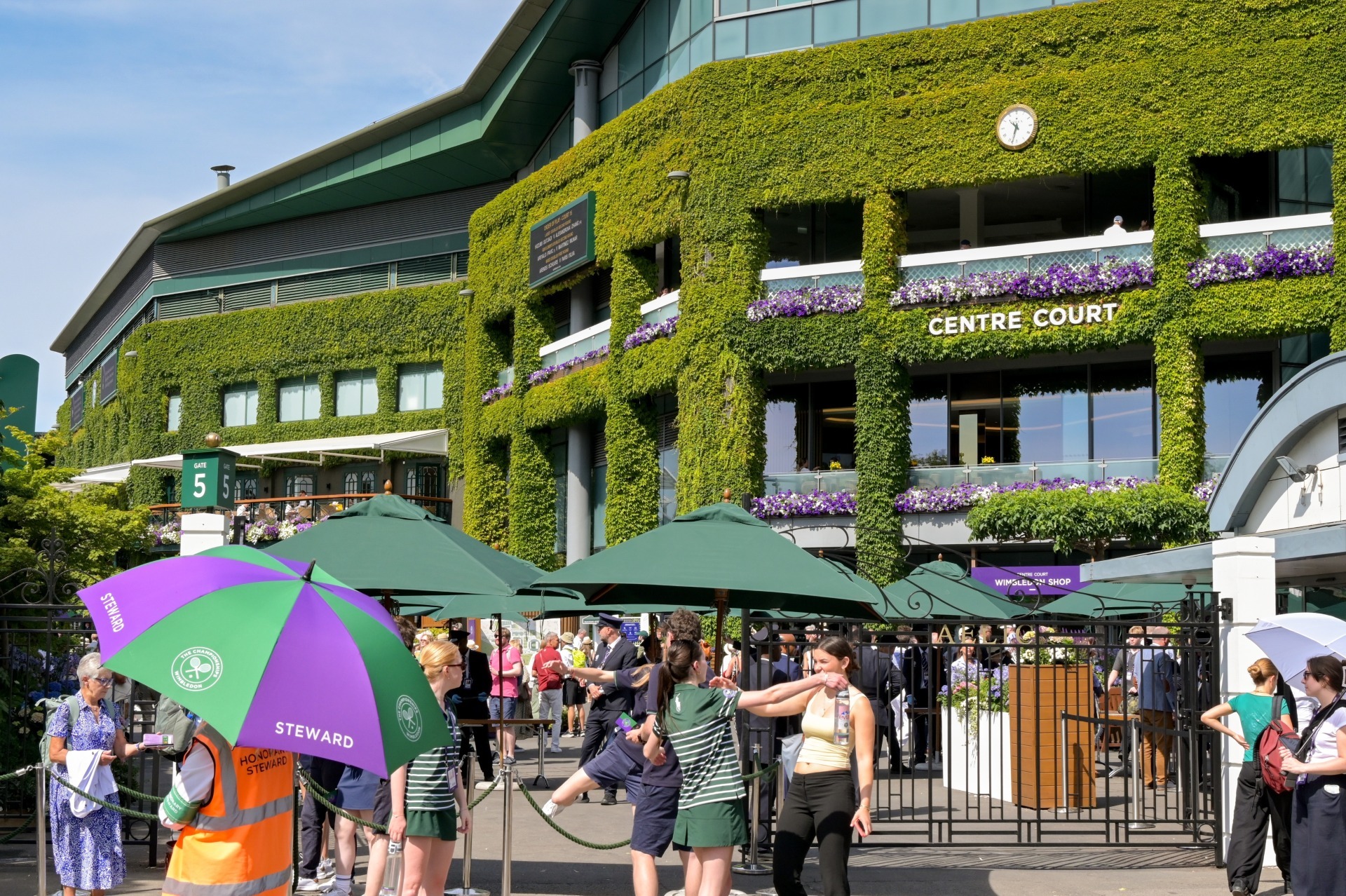 Outside Centre Court, Wimbledon 