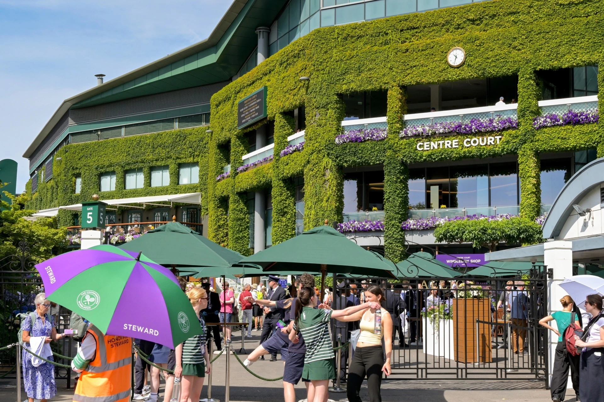 Outside Centre Court, Wimbledon 