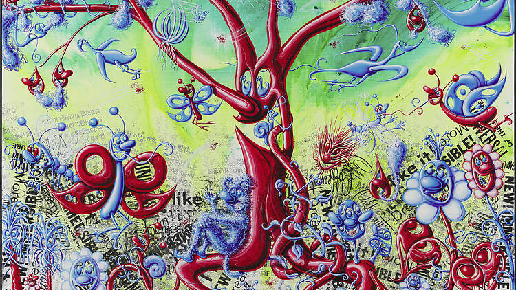 Kenny Scharf (Museo Nacional Thyssen-Bornemsiza). Kenny Scharf (Museo Nacional Thyssen-Bornemsiza).