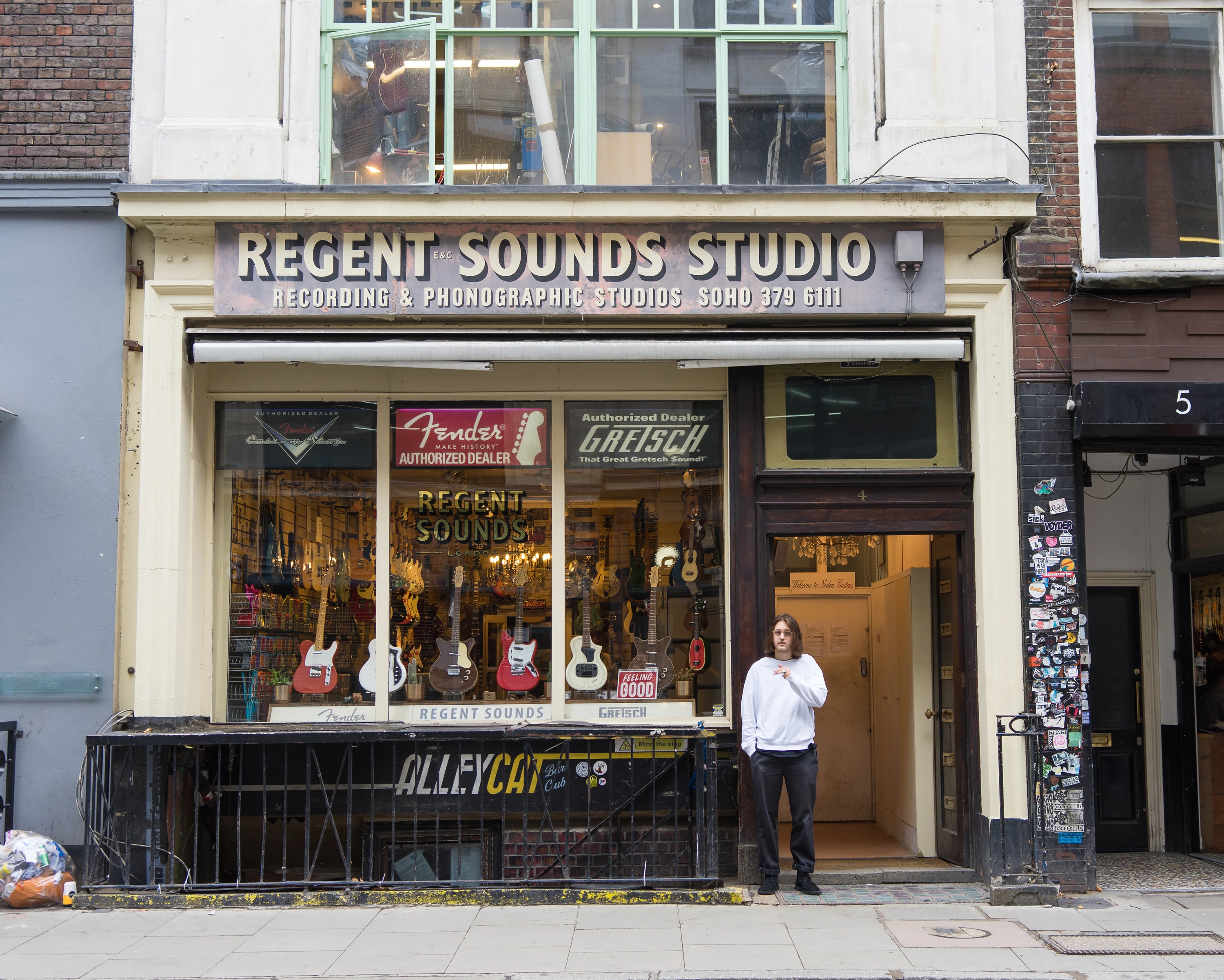 Regent Sounds Studio on Denmark Street 