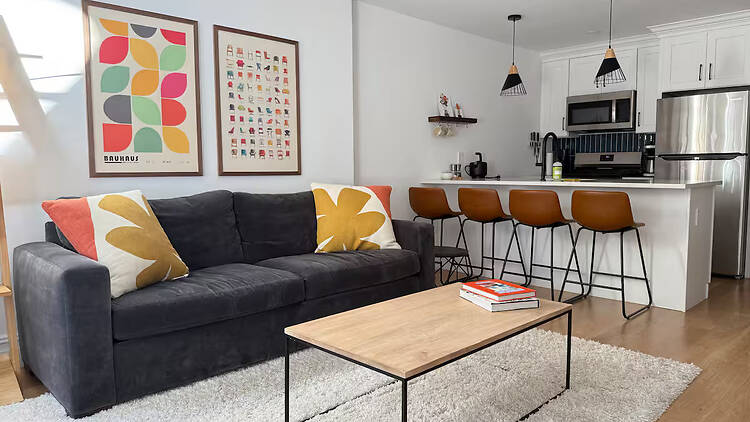 Best for foodie groups: The garden-level brownstone apartment Best for foodie groups: The garden-level brownstone apartment