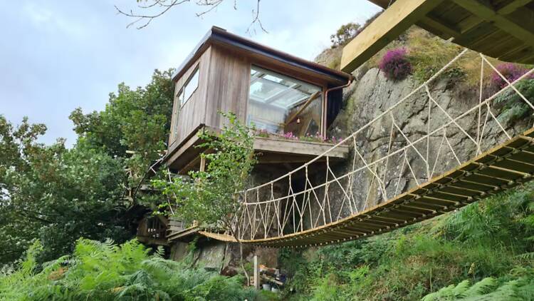 Best in Northern Ireland: The treehouse cabin with the rope bridge