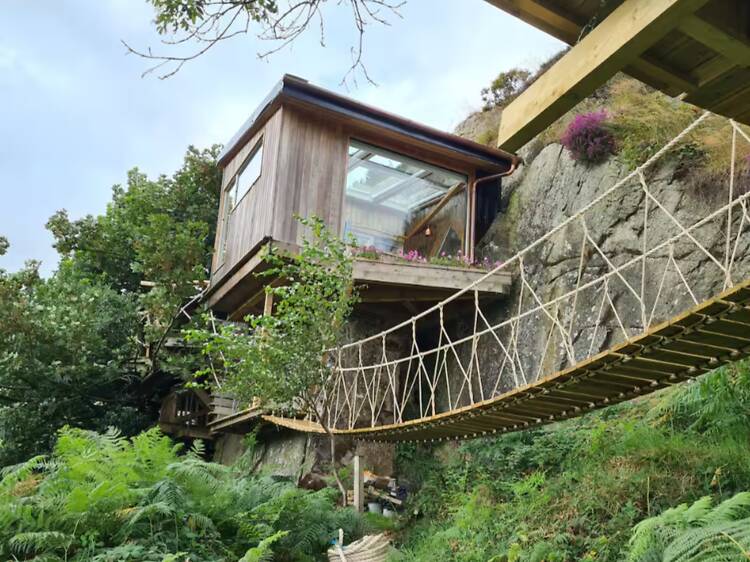 Best in Northern Ireland: The treehouse cabin with the rope bridge