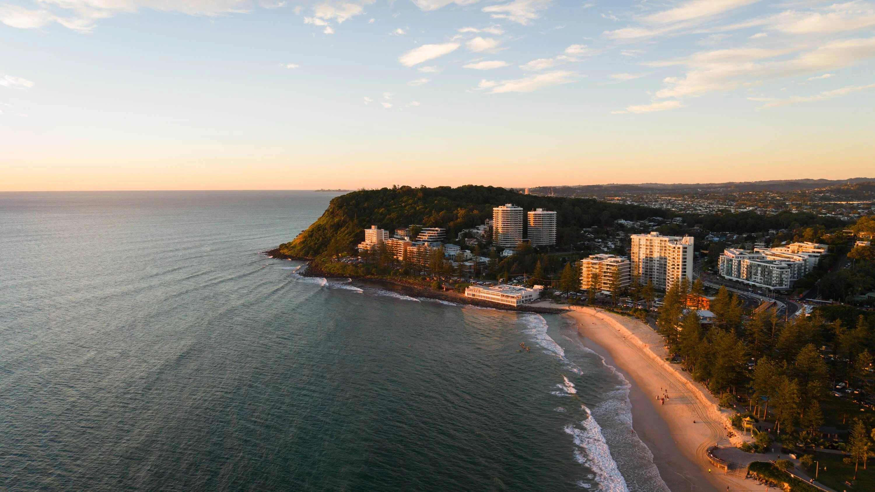 Burleigh Heads aerial