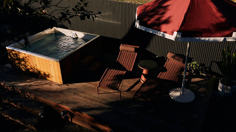 A hot tub