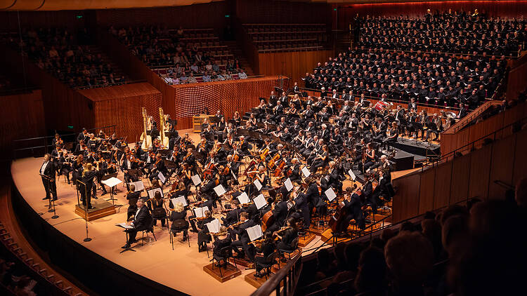 Sydney Symphony Orchestra at Sydney Opera House The Sydney Symphony Orchestra performs at Sydney Opera House