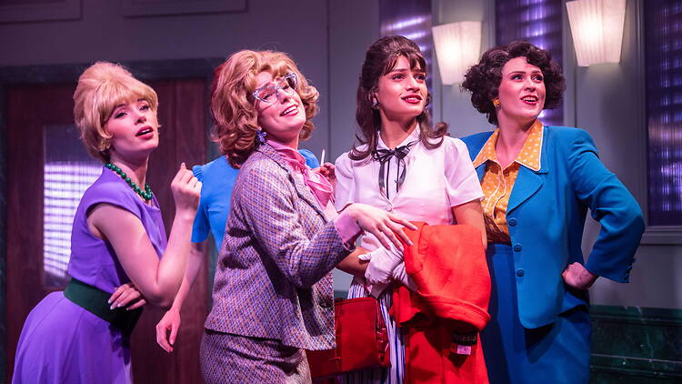 A scene from How to Succeed in Business Without Really Trying