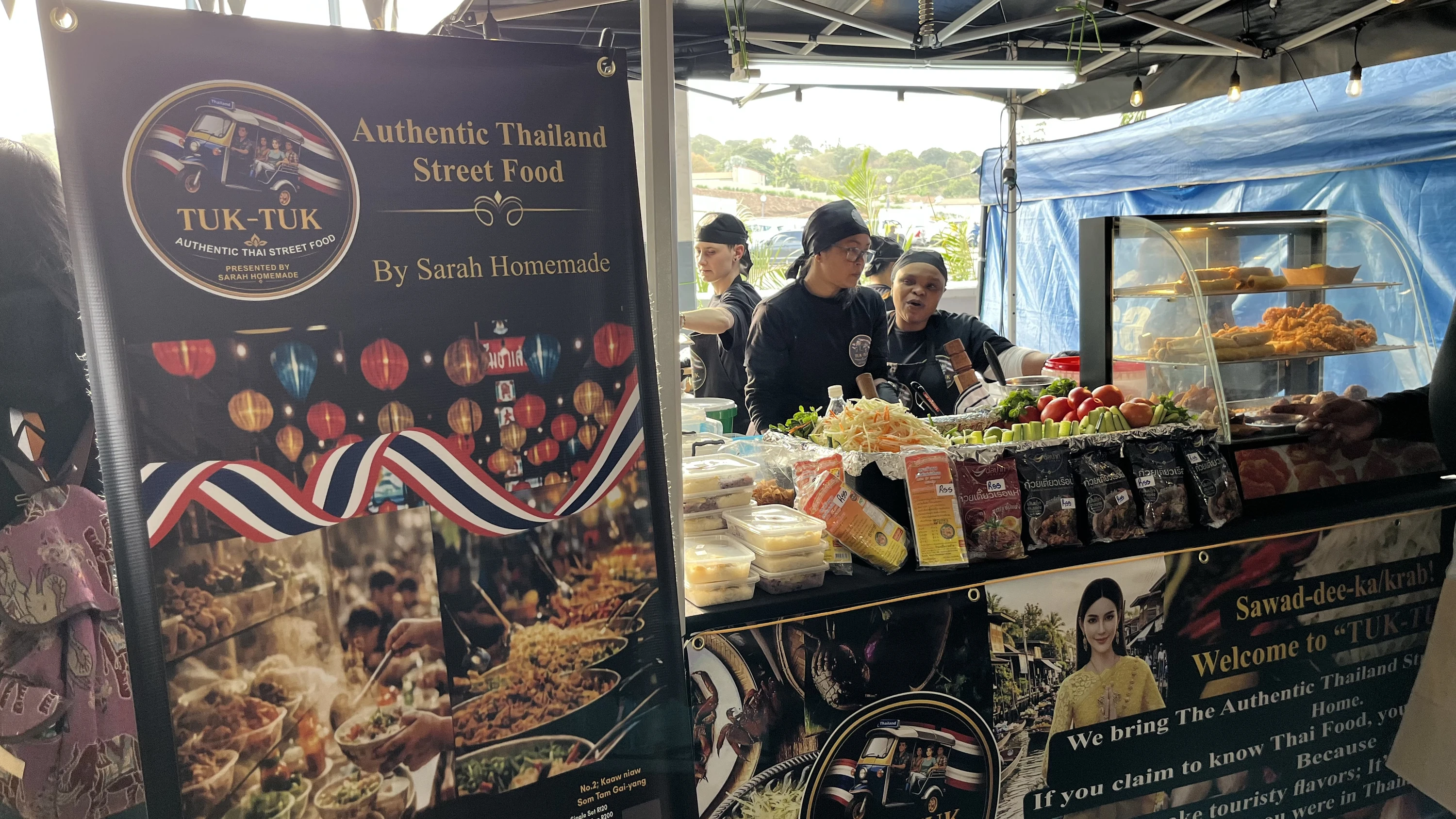 Tuk Tuk by Sarah Homemade brought authentic Thai street food to the Durban Street Food Festival.