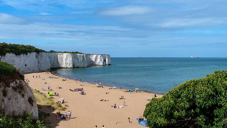 View above Botany Bay, Kent 