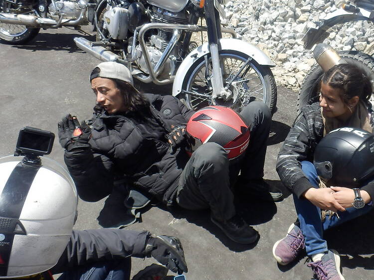 Are you solo biking or riding in a group?