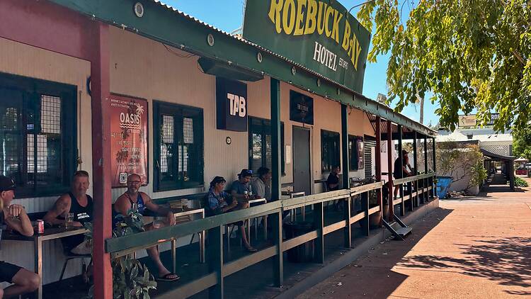Have a cold beer at Roebuck Bay Hotel Have a cold beer at Roebuck Bay Hotel