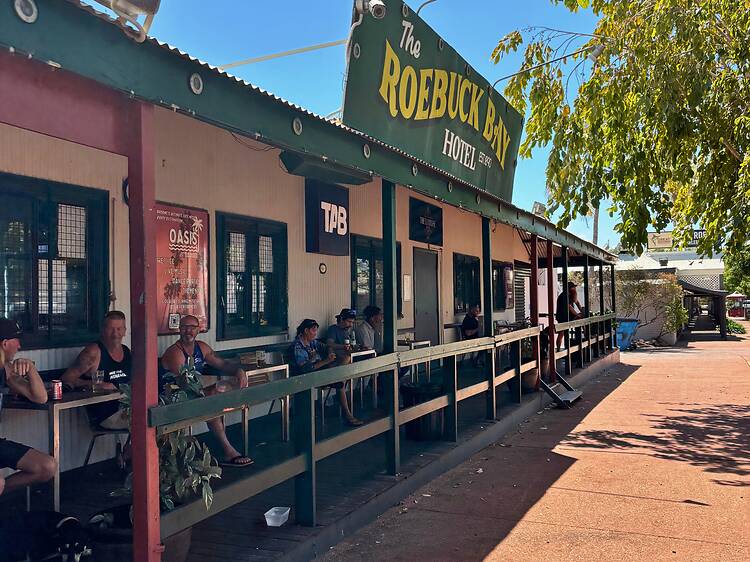 Have a cold beer at Roebuck Bay Hotel Have a cold beer at Roebuck Bay Hotel