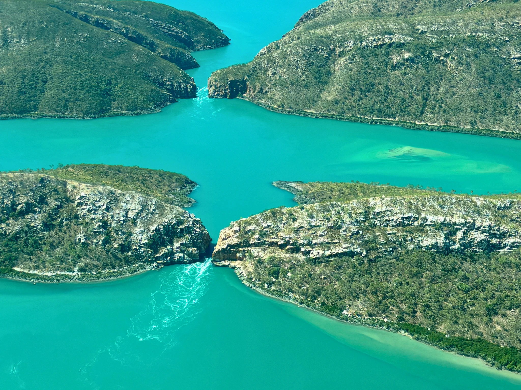 Aerial of Horizontal Falls