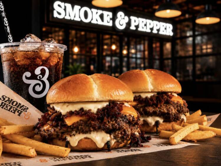 Bag a burger and a drink for £7 at Smoke & Pepper Bag a burger and a drink for £7 at Smoke & Pepper
