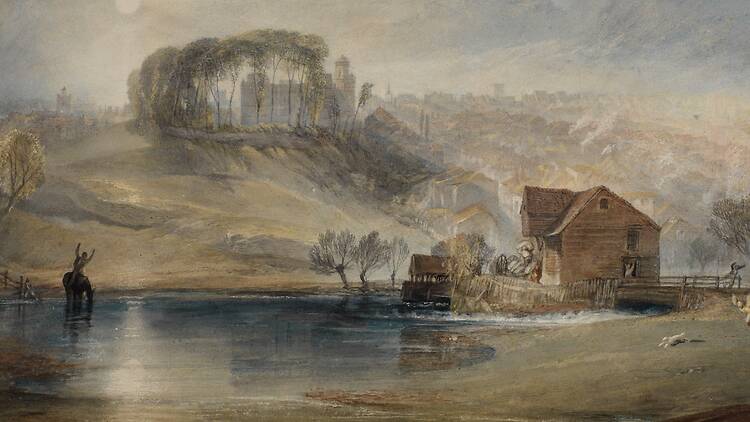 Joseph Mallord William Turner (1775 - 1851), ‘Colchester, Essex’ , 1825 - 1826. Joseph Mallord William Turner (1775 - 1851), ‘Colchester, Essex’ , 1825 - 1826.