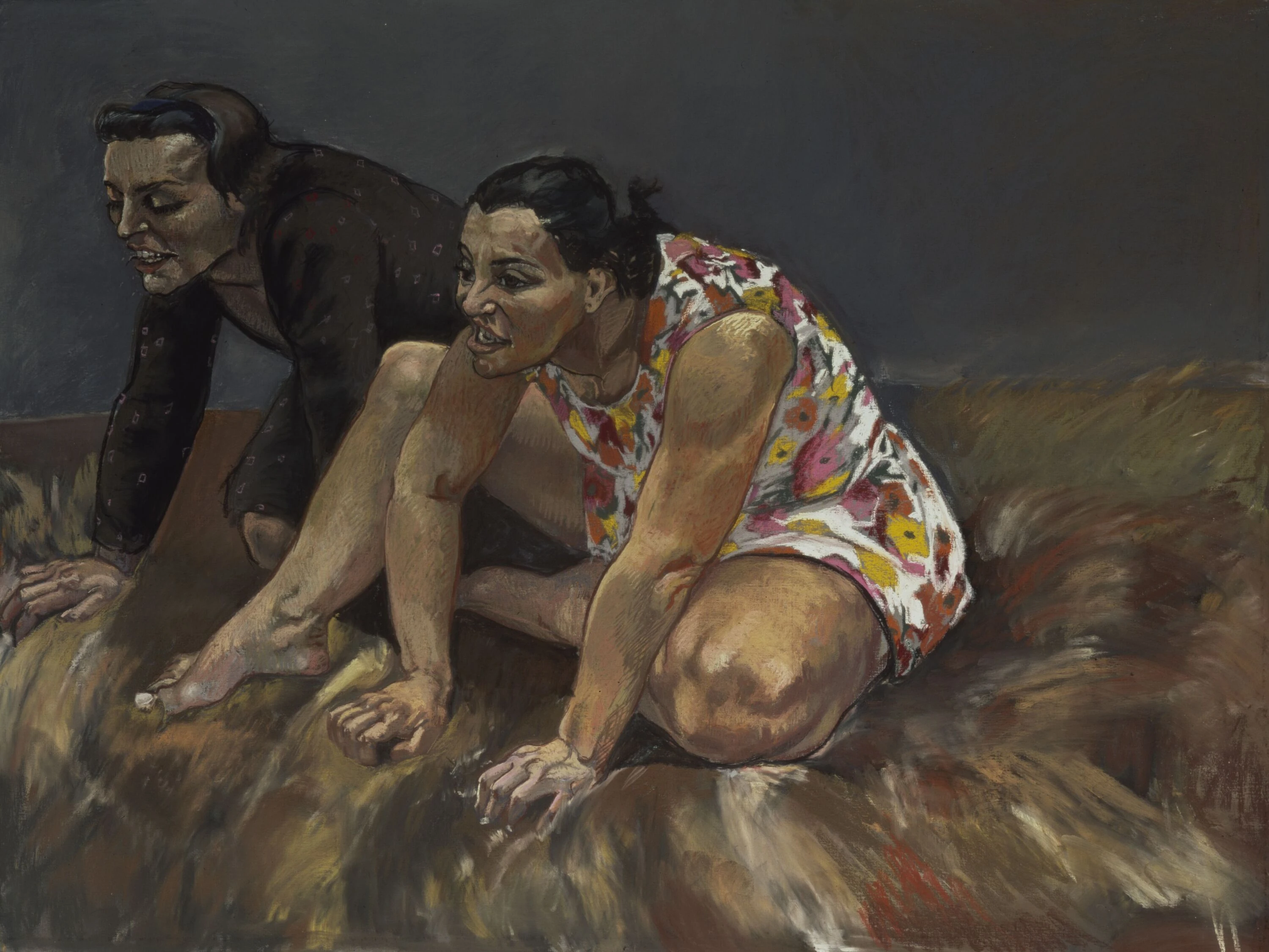  Paula Rego, &lsquo;Scavengers&rsquo; (1994), pastel on canvas. Private Collection &copy; The Estate of Paula Rego.