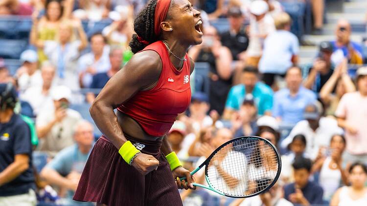 Coco Gauff at the 2023 US Open Championships Coco Gauff at the 2023 US Open Championships