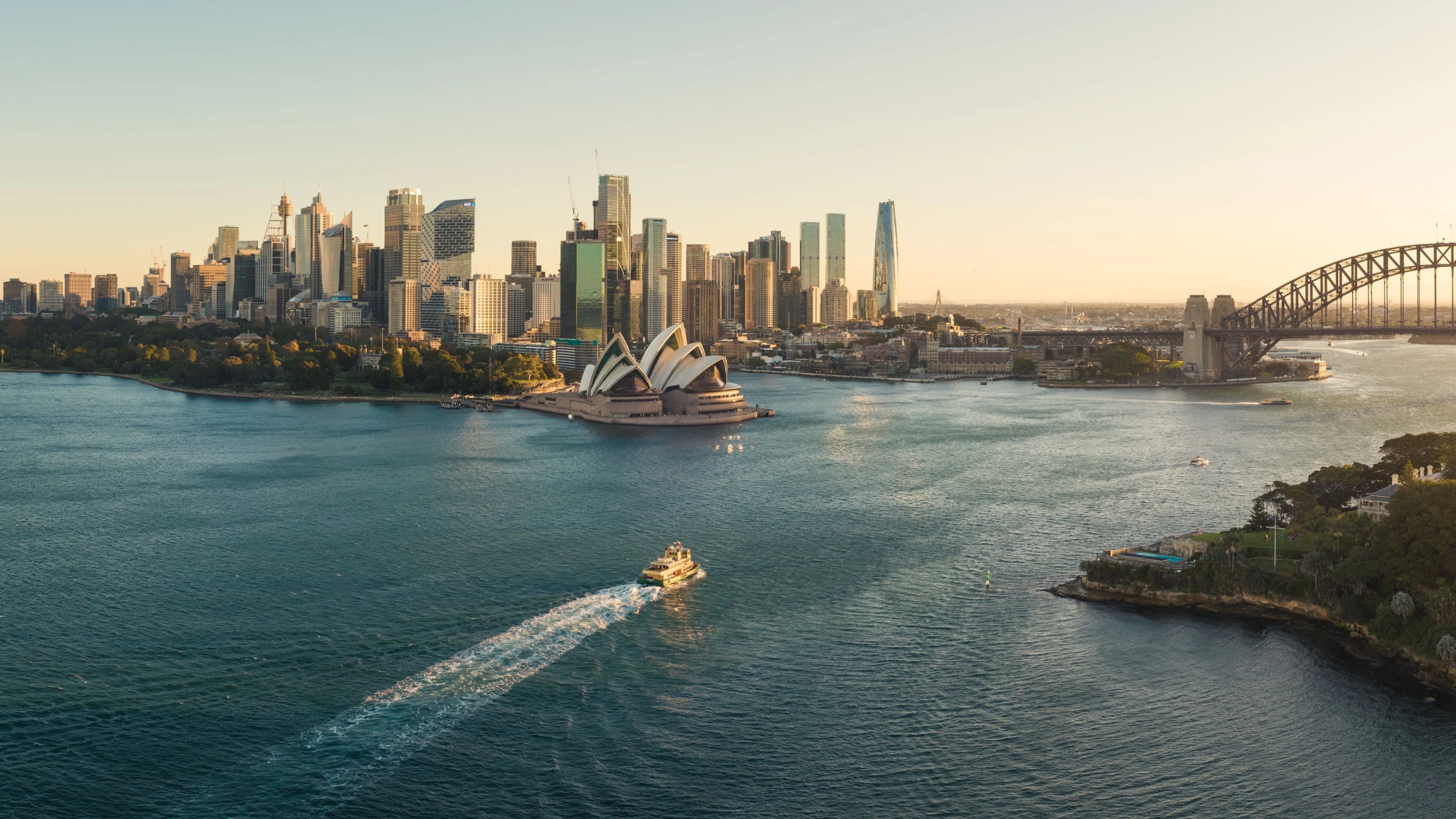ferry on Sydney Harbour