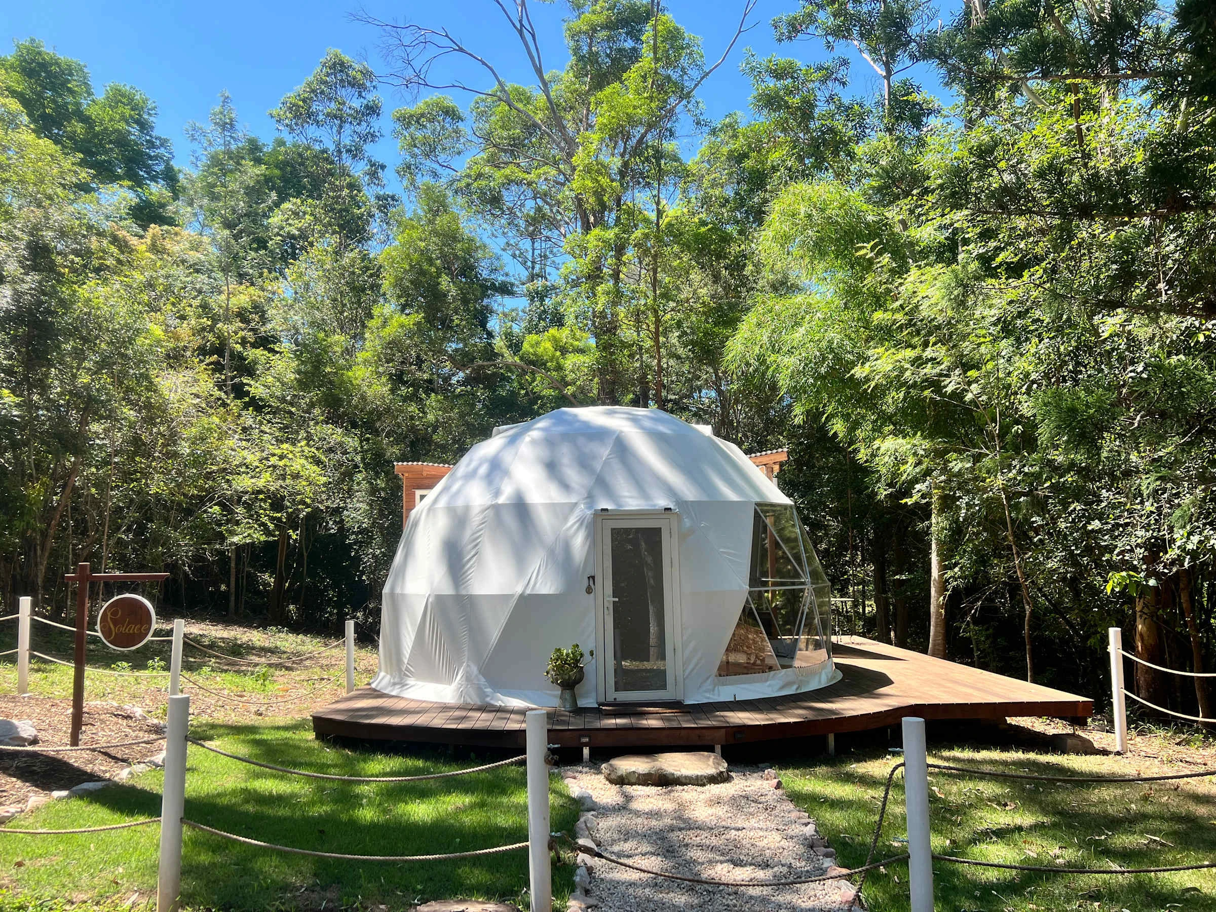 Glamping tent