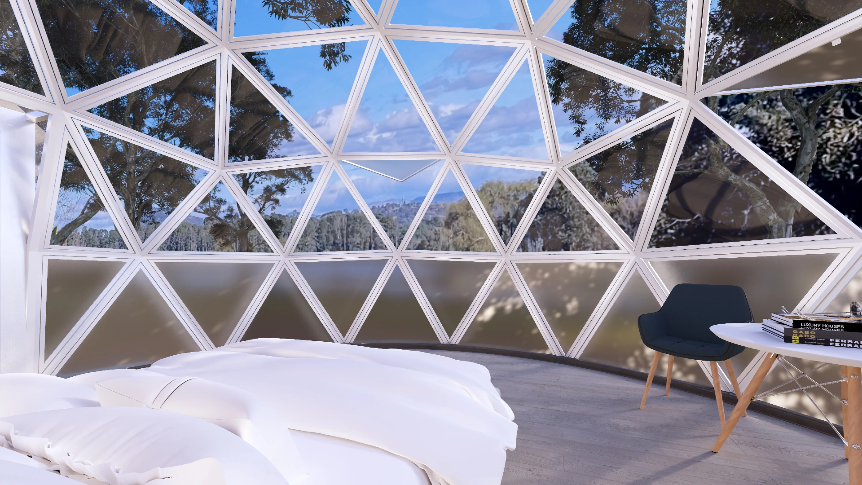 Render of suite interior