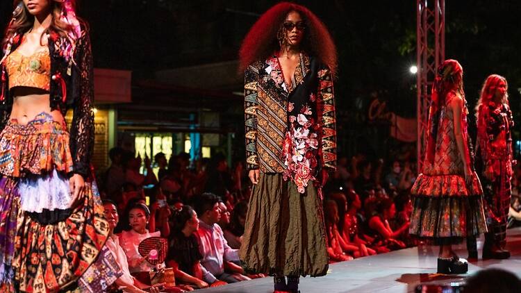 Watch a fashion show on an actual plane deck at Fly 2 South Now Festival