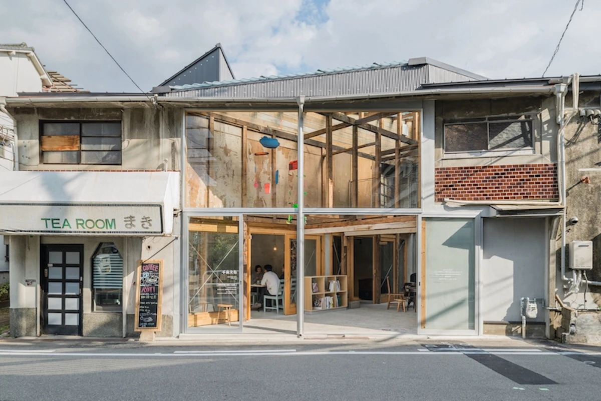 Exterior of Chidori Bunka, a multipurpose creative complex in Kitakagaya