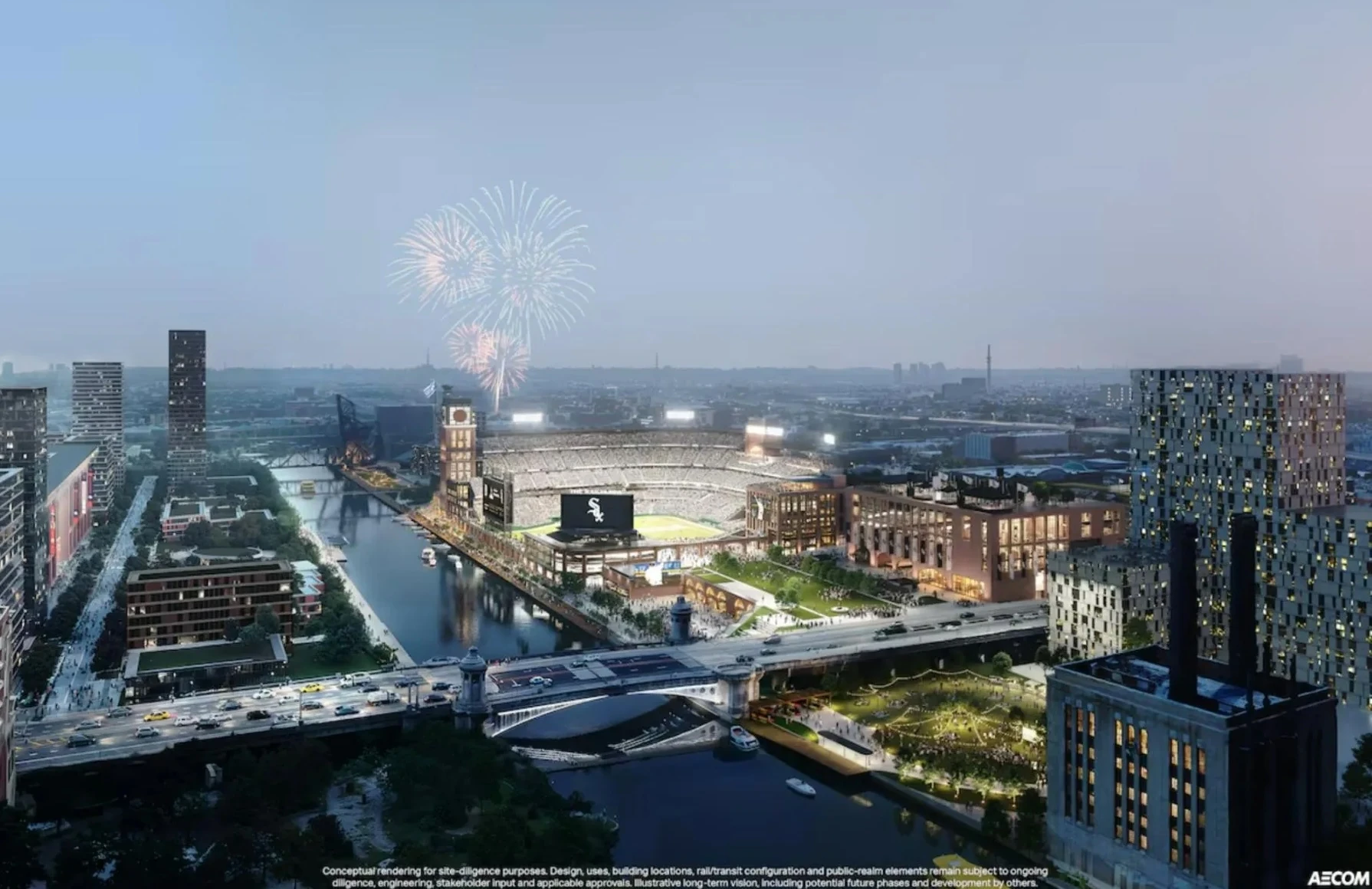Renderings for "Railyards" ballpark