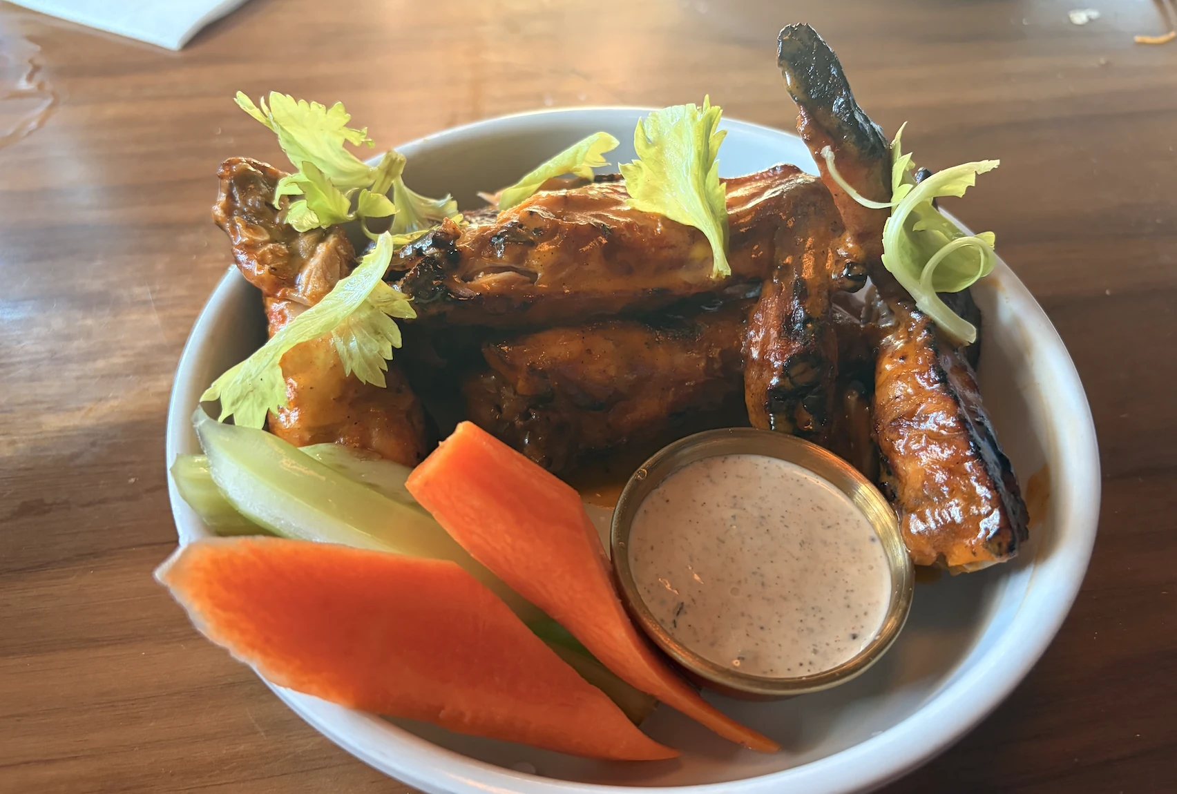 Chicken wings at The Holloway