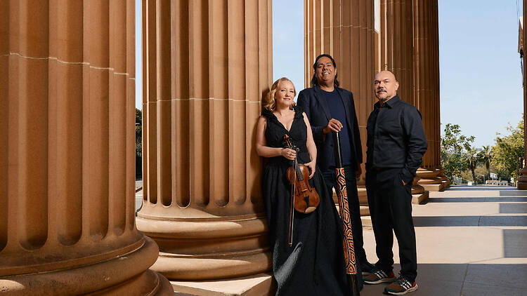 a trio of musicians