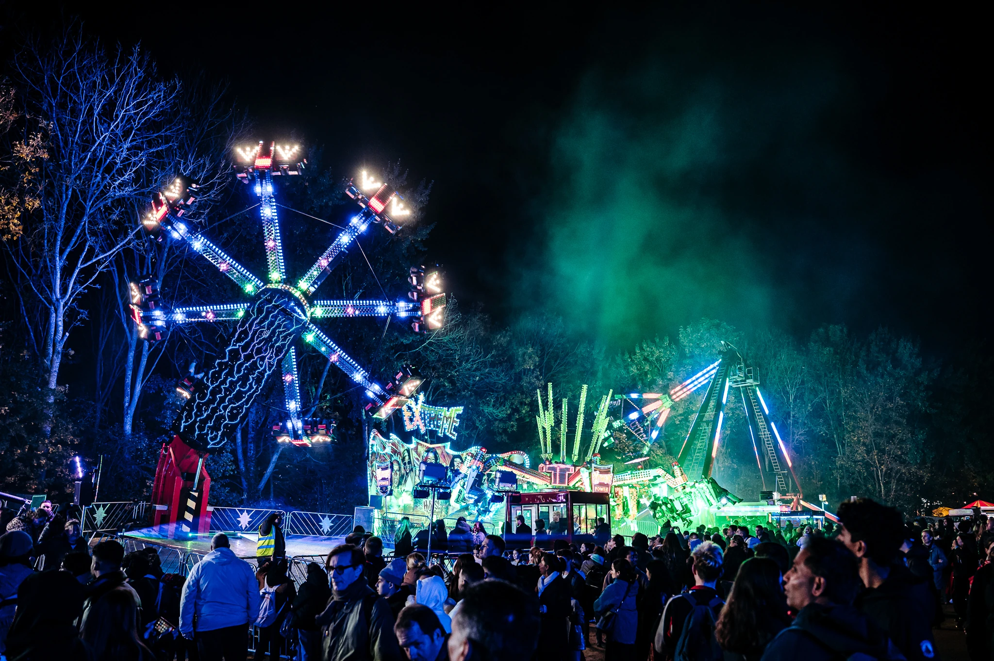 Funfair at Alexandra Palace Fireworks and Drone Festival