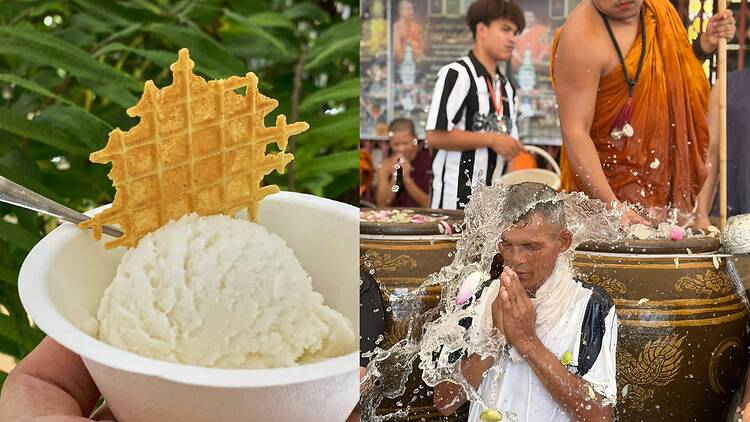 Eat holy water ice cream at 10010 bar Eat holy water ice cream at 10010 bar
