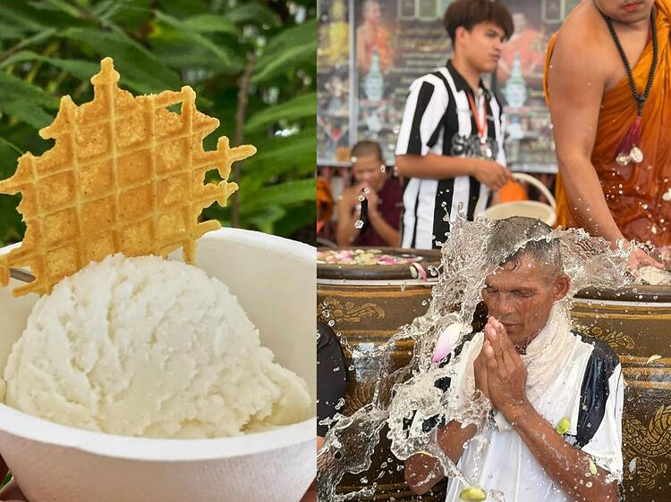 Eat holy water ice cream at 10010 bar Eat holy water ice cream at 10010 bar