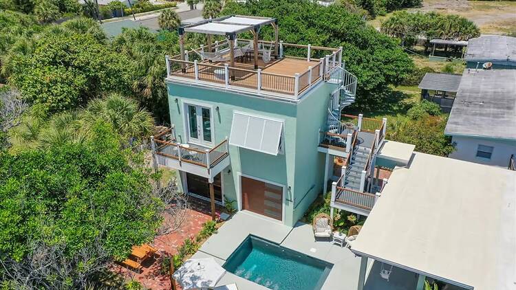 Best for oceanfront views: The boho rooftop retreat