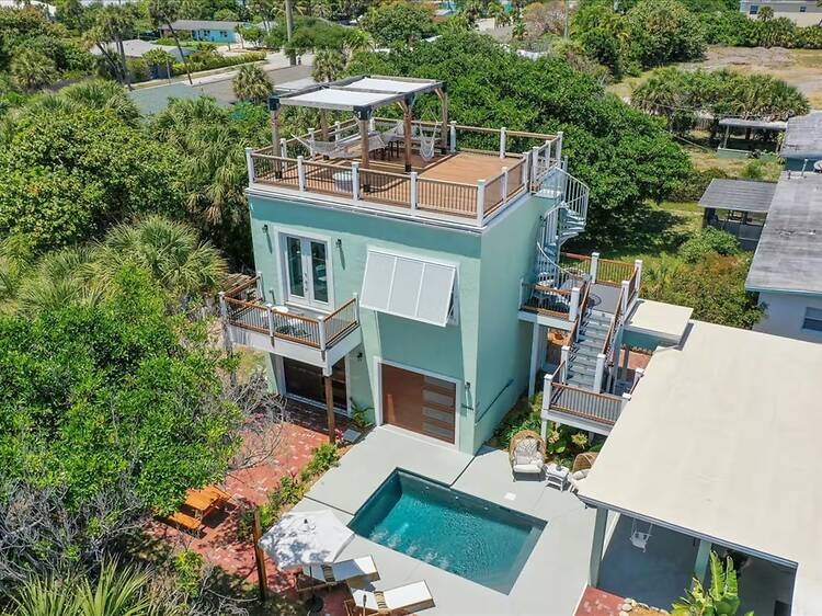 Best for oceanfront views: The boho rooftop retreat