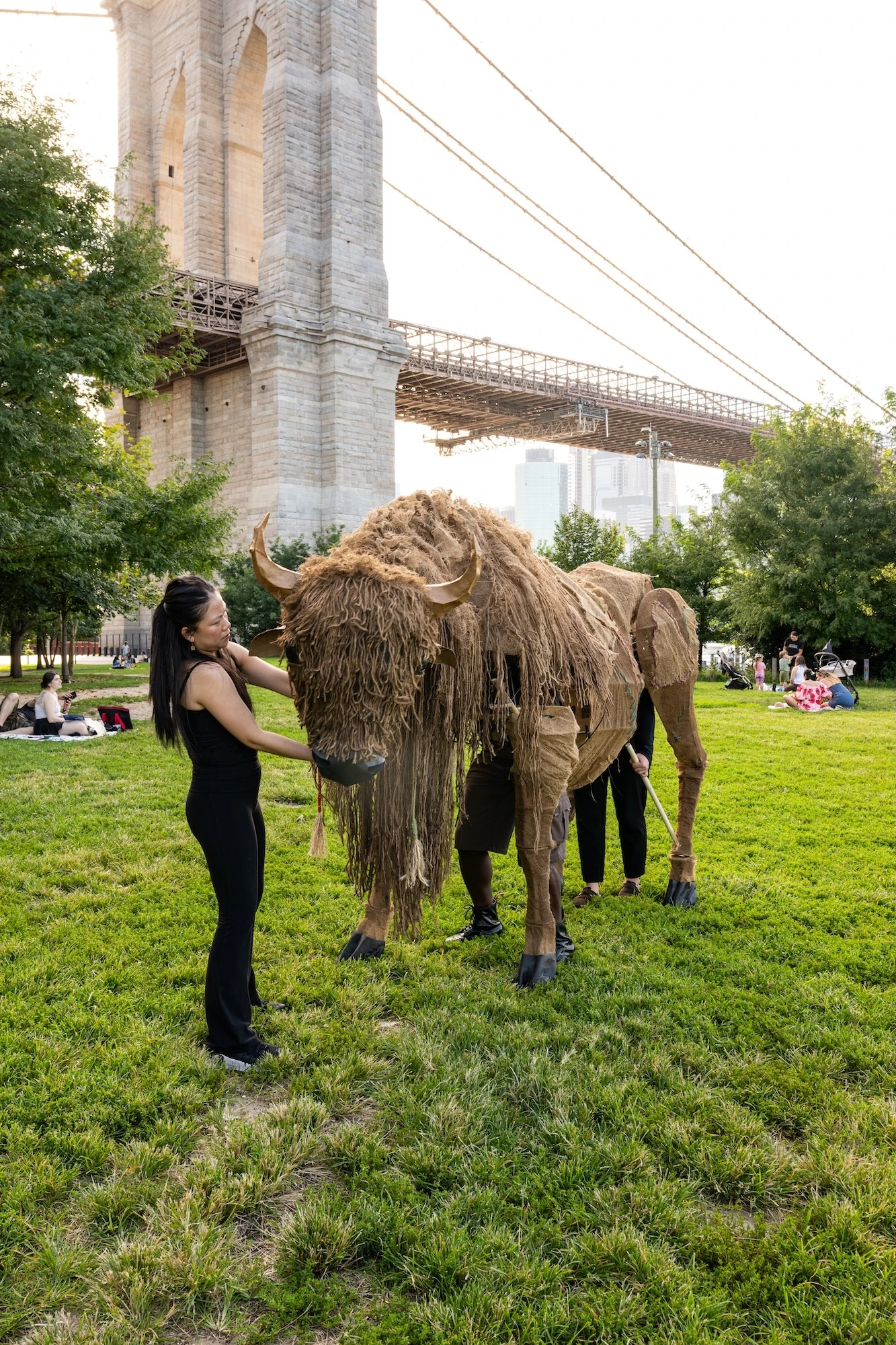 Buffalo puppet in Brooklyn