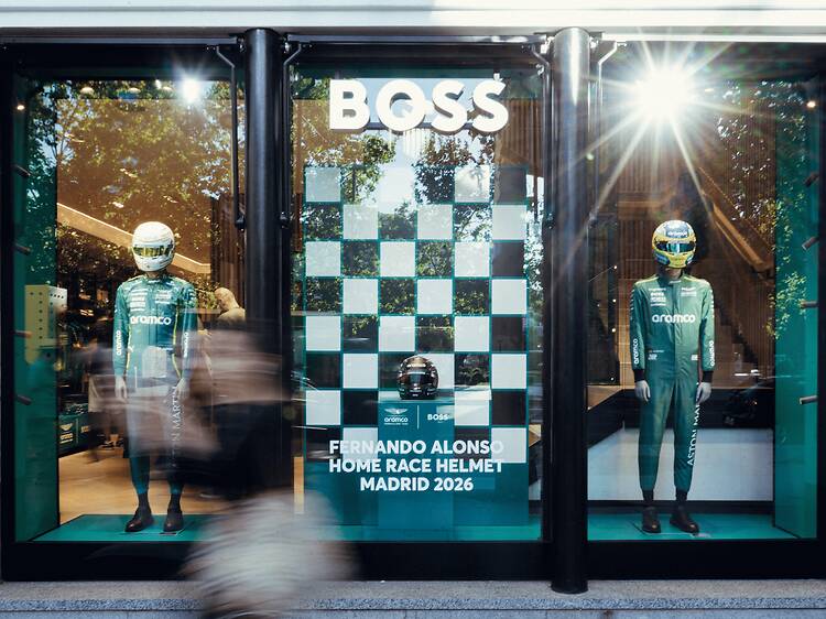 Madrid se viste de Fórmula 1 con BOSS y Fernando Alonso como protagonistas Madrid se viste de Fórmula 1 con BOSS y Fernando Alonso como protagonistas
