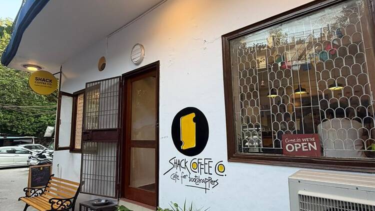The entrance to Shack Coffee Co