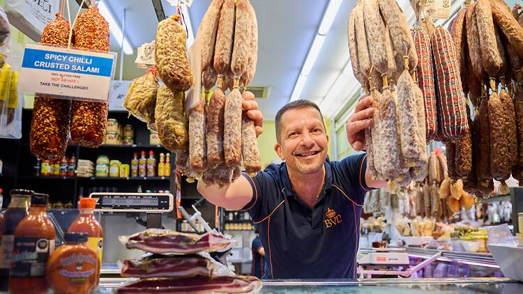 The Spring Series at Queen Victoria Market featuring fresh produce from local vendors